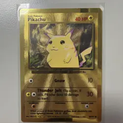 Celebrations Pikachu Gold Metal Card 58/102 UPC Ulta Premium Coll Promo Pokemon - Image 1