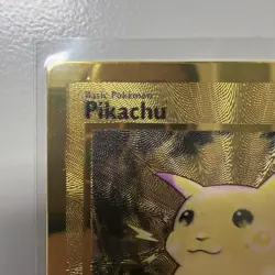 Celebrations Pikachu Gold Metal Card 58/102 UPC Ulta Premium Coll Promo Pokemon - Image 4