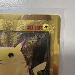 Celebrations Pikachu Gold Metal Card 58/102 UPC Ulta Premium Coll Promo Pokemon - Image 5