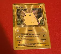 Pokemon TCG Celebrations Pikachu Gold Metal Card 58/102 - Image 1