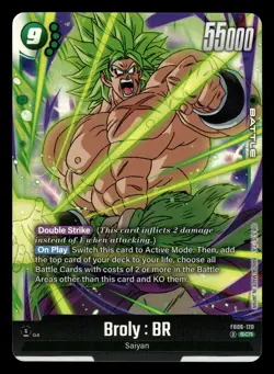 Broly: BR FB06-120 SCR Fusion World Dragon Ball Super Card - Image 1