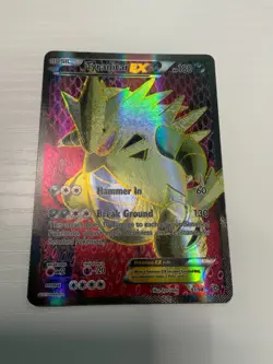 Tyranitar EX 91/98 Ancient Origins Full Art Ultra Rare Holo Pokemon Card TCG - Image 2