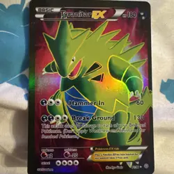 Pokemon TCG Tyranitar-EX Holo Full Art Ultra Rare Card Ancient Origins 91/98 - Image 1