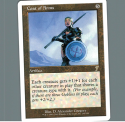 Coat of Arms - 7th Edition (Set#: 290/350) -Rare - Artifact - MTG 2 - Image 1