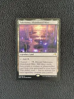 1x Takenuma, Abandoned Mire, Kamigawa Neon Dynasty, Magic MTG NM - Image 1