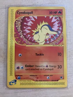CYNDAQUIL - 105/165 - Expedition Base Set - Common - Pokemon Card - NM - Image 1