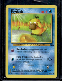 Psyduck 53/62 Regular Fossil set Pokemon TCG WOTC (A) - Image 1