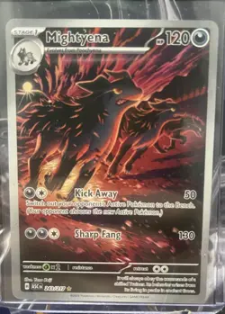 Pokemon Mightyena Rare Holo 243/217 ASC EN English Stage 1 120 HP Pokemon TCG - Image 1