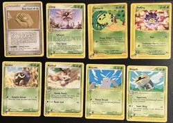 Pokemon e-Reader Pack 16 Cards +8 Grass Energy FREE | Lileep Nuzleaf Ninjask LP - Image 1
