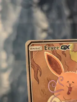 Eevee GX - SM233 - Full Art Promo Black Star Ultra Rare Holo Pokemon Card - DMG - Image 3