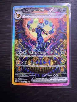 Pokemon Umbreon ex 161/131 Full Art Holo EX 280 HP PRE EN Card 2025 - Image 1