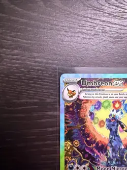 Pokemon Umbreon ex 161/131 Full Art Holo EX 280 HP PRE EN Card 2025 - Image 2
