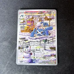 Pokemon TCG Metagross 178/162 Temporal Forces Full Art IR Holo - Image 1
