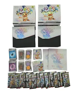 X2 Empty Pokemon Prismatic Evolutions ETB Elite Trainer Box & Packs Sleeves READ - Image 1