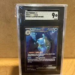 SGC 9 Pokemon 2023 Blastoise ex 200/165 Full Art SIR Scarlet & Violet 151 - Image 1