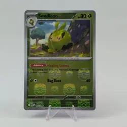 Swadloon 2025 Pokemon White Flare 002/086 Common Master Ball Pattern Holo - Image 1