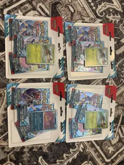 Pokemon TCG: Journey Together Booster Pack Sealed Blister Promo Lot of 4 - Image 1