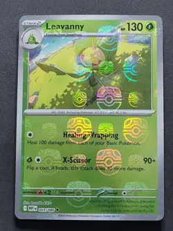 Leavanny 003/086 Master Ball Pattern White Flare Pokemon TCG - Image 1