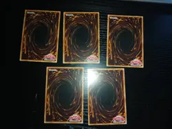 Vintage Yu-Gi-Oh Korean Tcg Card Lot Of 5 Ultra Rare Holos - Image 3