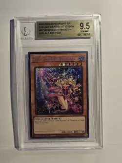 Yu-Gi-Oh! BGS 9.5 Dark Magician Girl Prismatic Secret Rare: MP24-EN053 - Image 2