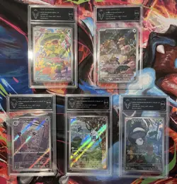 X5 graded pokemon cards All TCG 9.5 - Image 1