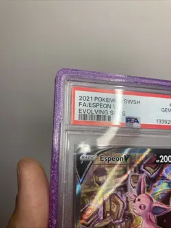 PSA SLAB Graded Guard Holder Case 3D Print For Pokemon And Tcg Cards PURPLE - Image 2