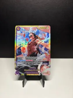Monkey D. Luffy SEC EB02-061 Foil One Piece TCG English NM Secret Rare - Image 1