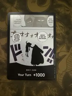 One Piece EN OP04 DP01 Don Card Luffy Vs. Crocodile NM-MT - Image 1