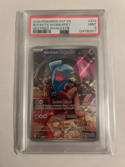 Team Rocket's Wobbuffet - SV: Scarlet & Violet Promo Cards (SVP) - PSA 9 MINT - Image 1