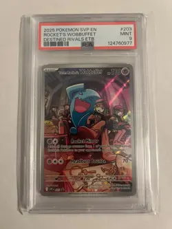 Team Rocket's Wobbuffet - SV: Scarlet & Violet Promo Cards (SVP) - PSA 9 MINT - Image 2