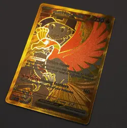 2025 Pokemon TCG Ethan's Ho-Oh ex 239/182 Gold Hyper Rare Destined Rivals NM+/M - Image 1