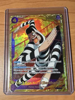 One Piece The Best Vol. 2 PRB-02 - Mr.2.Bon.Kurei (Bentham) Eb01-061 SEC - NM - Image 1