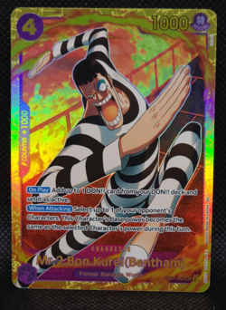 One Piece The Best Vol. 2 PRB-02 - Mr.2.Bon.Kurei (Bentham) Eb01-061 SEC - NM - Image 1