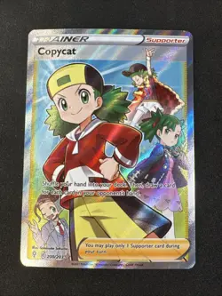 Copycat (Full Art) 200/203 SWSH07: Evolving Skies Holo Trainer Pokemon - Image 1