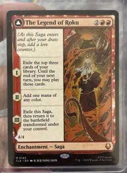The Legend of Roku MTG Magic the Gathering M Avatar: The Last Airbender 145 NM - Image 1