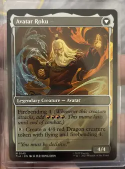 The Legend of Roku MTG Magic the Gathering M Avatar: The Last Airbender 145 NM - Image 2