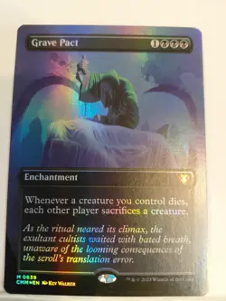 Grave Pact (Borderless) Commander Masters Foil - Image 1