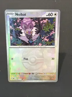 Noibat (Master Ball Pattern) 090/131 Sv: Prismatic Evolutions Pokemon TCG NM - Image 1