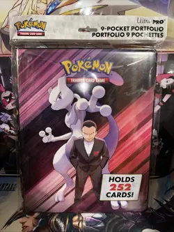 Ultra Pro Pokemon 9-Pocket Portfolio - Destined Rival (Holds 252 Cards) - SEALED - Image 1