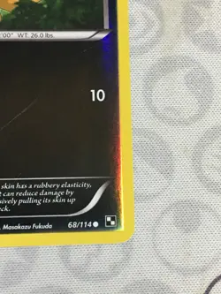 D1417 POKEMON TCG BLACK WHITE SCRAGGY 68 MP REVERSE HOLO C - Image 5