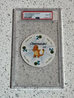 PSA 10 Charmander 2 Of Clubs Pokemon Card Rummy Playing Card 1999 Nintendo WOTC! - Image 1
