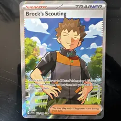 Brock's Scouting 179/159 Journey Together Ultra Rare Full Art Pokemon - Image 1