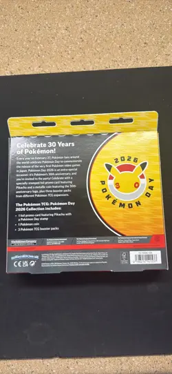 2026 Pokemon Day 30th Anniversary Collection Box - Factory Sealed In Hand. - Image 2