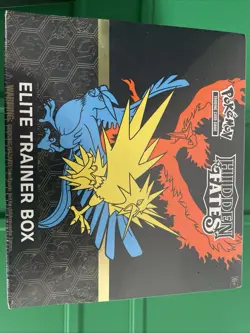 Pokemon TCG: 2Hidden Fates Sun & Moon Elite Trainer Box ETB -Factory Sealed New - Image 1