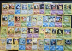 Pokemon Bundle Joblot - 70x Complete Com/Uncom Base Set No Duplicates - Image 1