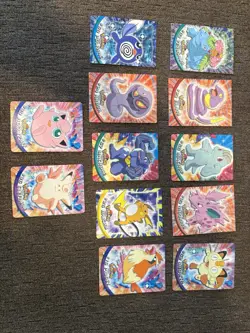 Vintage Pokemon Tops Tv Animation Card Lot 12 Cards Venusaur Meowth Raichu - Image 1