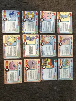 Vintage Pokemon Tops Tv Animation Card Lot 12 Cards Venusaur Meowth Raichu - Image 2