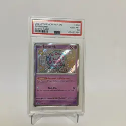 2024 POKEMON PAF EN-PALDEAN FATES SHINY RARE #158 SPIRITOMB PSA 10 - Image 1
