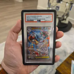 Pokemon Mega Lucario ex Me01: Mega Evolution 179/132 Special Illustration PSA 10 - Image 1