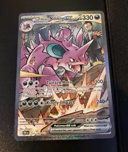 Pokemon TCG Team Rockets Nidoking EX 233/182 Destined Rivals SIR - Image 1